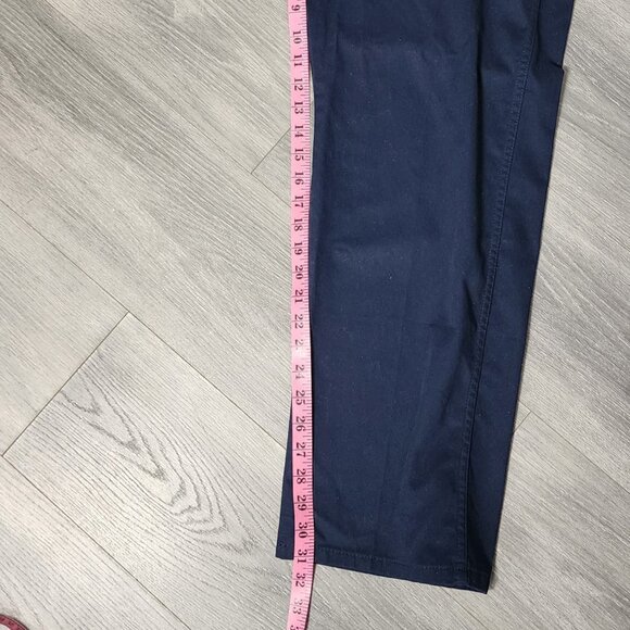 WRANGLER WORKWEAR MENS NAVY BLUE PANTS SIZE 40X32 COTTON POLYESTER BLEND - Picture 3 of 8